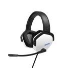 Energy Sistem Auriculares Gaming ESG 4 Sonido Envolvente 7.1 - LED Light - Almohadillas de Cuero Proteico - Color Blanco