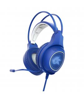 Energy Sistem Auriculares Gaming ESG 2 Laser - LED Light - Boom Microfono - Diadema Autoajustable - Color Azul