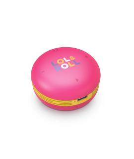 Energy Sistem Lol&Roll Pop Kids Altavoz Bluetooth - Compartir Musica - Cordon Desmontable - Personaje para Colorear  - Color