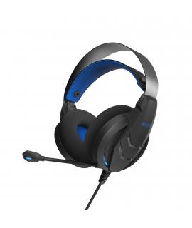 Energy Sistem Auriculares Gaming ESG Metal - LED Light - Boom Microfono - Diadema Autoajustable - Color Azul