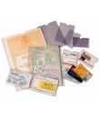 Esselte Pack de 100 Portacarnets Tamaño 87x56mm (NIF) - Transparente Acabado Liso