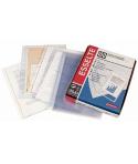 Esselte Pack de 100 Fundas Porta Documentos A4 PP Multitaladro 80 Micras - 11 Taladros - Calidad Estandar - Textura Cristal Liso