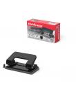 Erichkrause Perforadora Quadro - Perfora Hasta 10 Hojas - Cuerpo y Mecanismo de Acero - Garantia de 2 Años - Color Negro