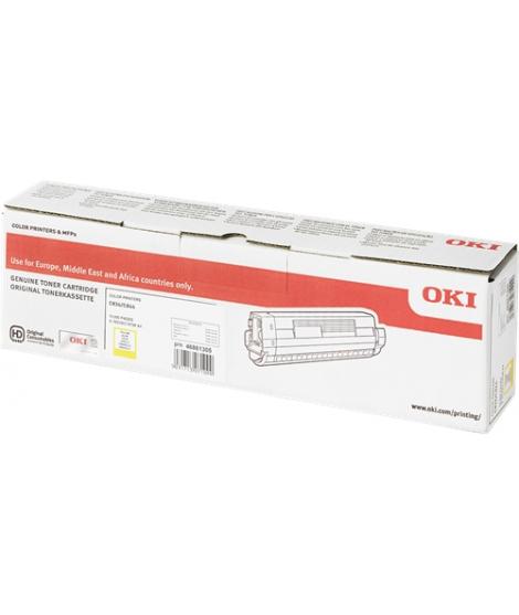 OKI C834/C844 Amarillo Cartucho de Toner Original - 46861305