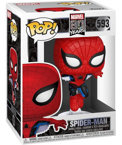 Funko Pop Marvel Spider-Man 80TH Primera Aparicion - Figura de Vinilo - Altura 9cm aprox.