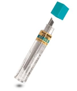 Pentel Hi-Polymer Tubo de 12 Minas de Grafito - Dureza HB - Trazo 0.7mm - Alta Resistencia