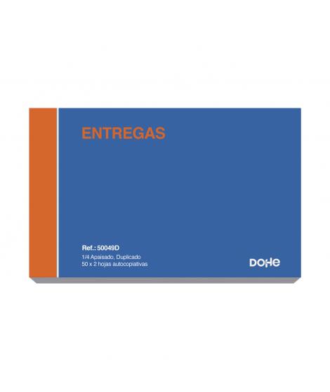 Dohe Talonario de Entregas - Cuarto Apaisado - 50x2 Hojas Autocopiativas - Duplicado