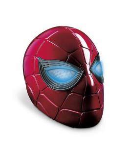 Hasbro Marvel Legends Series Replica Casco Electronico Spider-Man - Escala 1:1 - Tecnologia LED - Fabricada con PVC