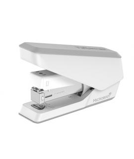 Fellowes LX840 Grapadora con Proteccion Microban - Hasta 25 Hojas - Quitagrapas Extraible - Visor de Grapas - Color Blanco