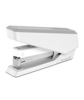 Fellowes LX850 Grapadora con Proteccion Microban - Hasta 25 Hojas - Quitagrapas Extraible - Visor de Grapas - Color Blanco