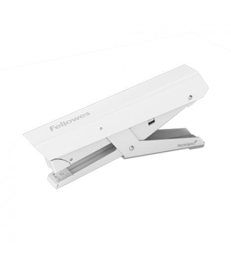 Fellowes LX890 Grapadora de Tenaza con Proteccion Microban - Admite Grapas de 246, 266 y 248, 268 - Color Blanco