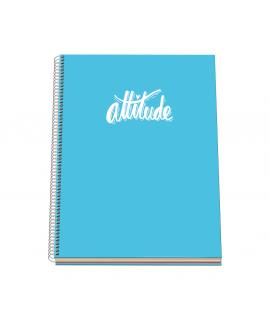 Dohe Serie Pastel Cuaderno con Espiral - Tamaño A4 de 100 Hojas 90gr - Hojas Microperforadas con 4 Taladros - Cuadricula 5mm - C