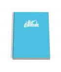 Dohe Serie Pastel Cuaderno con Espiral - Tamaño A4 de 100 Hojas 90gr - Hojas Microperforadas con 4 Taladros - Cuadricula 5mm - C