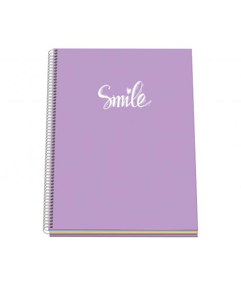 Dohe Serie Pastel Cuaderno con Espiral - Tamaño A4 de 100 Hojas 90gr - Hojas Microperforadas con 4 Taladros - Cuadricula 5mm - C