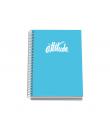 Dohe Serie Pastel Cuaderno con Espiral - Tamaño A5 de 100 Hojas 90gr - Hojas Microperforadas con 2 Taladros - Cuadricula 5mm - C