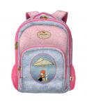 Dohe Santoro Poppi Loves Messenger Mochila Escolar Grande - 3 Compartimentos - Bolsillos Laterales - Tirantes Acolchados y Ajust