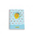 Dohe Kakao Friends Summer Holiday Cuaderno Espiral Tapa Rigida - Tamaño A5 de 80 Hojas 90gr - Hojas con Cuadricula 4mm