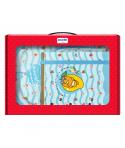 Dohe Kakao Friends Summer Holiday Pack de Mochila Grande + Portatodo Triple + Carpeta de 4 Anillas Formato A4 con Recambio de 10
