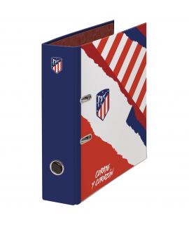 Dohe Atletico de Madrid Coraje y Corazon Archivador de Palanca con Rado - Cubierta en Carton Forrado - Formato A4 - Ollao en