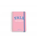 Dohe YALE Pink Lady Agenda Escolar Espiral Wire?o A5 - Semana Vista - Papel 80g/m2 - Cubierta de Carton Plastificado - Cierre co