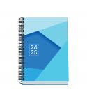 Dohe Tamgram Agenda Escolar Espiral A5 - Dia Pagina - Papel 70g/m2 - Cubierta de Carton Plastificado - Color Azul