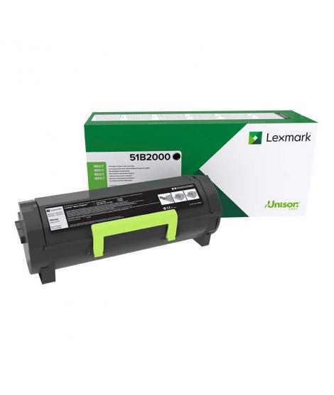 Lexmark MS317/MS417/MS517/MS617/MX317/MX417/MX517/MX617 Negro Cartucho de Toner Original - 51B2000