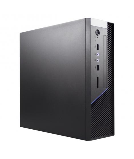 Unykach Caviar 1K Caja Torre ITX, DTX - Tamaño Disco Soportado 2.5" - USB-A 3.2, Audio, Lector de Tarjetas