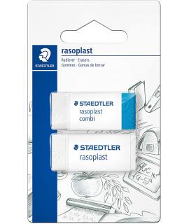 Staedtler Pack de 1 Goma de Borrar 526 Rasoplast Combi + 1 Goma de Borrar 526 Rasoplast