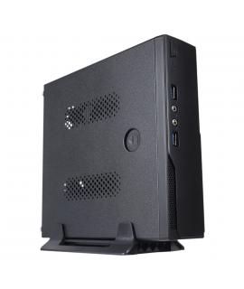 Unykach UK1003 Caja Mini-Torre Mini-ITX - Fuente de Alimentacion 120W Incluida - Tamaño Disco Soportado 2.5" - USB-A 3.2 y