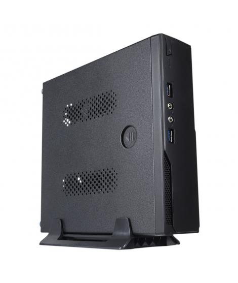 Unykach UK1003 Caja Mini-Torre Mini-ITX - Fuente de Alimentacion 120W Incluida - Tamaño Disco Soportado 2.5" - USB-A 3.2 y