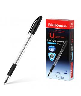 Erichkrause Boligrafo U-109 Classic Stick&Grip 1.0 - Ultra Glide Technology - Color Negro