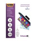 Fellowes Pack de 25 Fundas para Plastificar Brillo A4 - 80 Micras - Alta Calidad - Transparente