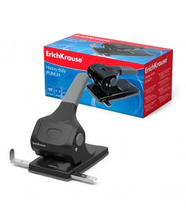 Erichkrause Perforadora Pesada - Perfora Hasta 70 Hojas - Mecanismo de Acero de Alta Calidad - Garantia de 2 Años - Color Negro