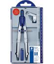 Staedtler Noris 550 01 Compas de Precision - Aguja y Mina Intercambiables - Mecanismo de Ajuste Rapido