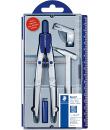 Staedtler Noris 550 02 Compas de Precision - Aguja y Mina Intercambiables - Mecanismo de Ajuste Rapido