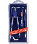 Staedtler Mars 552 Compas de Precision - Diametro Maximo 350mm - Compas de Aiuste Rapido - Patas Articuladas - Aguja Intercambia