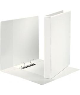 Esselte Canguro Plus Carpeta de Anillas - Formato A4 - Capacidad para 230 Hojas - 2 Anillas de 25mm - Color Blanco
