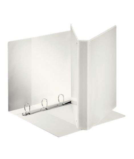 Esselte Canguro Plus Carpeta de Anillas - Formato A4 - Capacidad para 230 Hojas - 4 Anillas de 25mm - Color Blanco