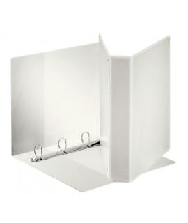 Esselte Canguro Plus Carpeta de Anillas - Formato A4 - Capacidad para 380 Hojas - 4 Anillas de 40mm - Color Blanco