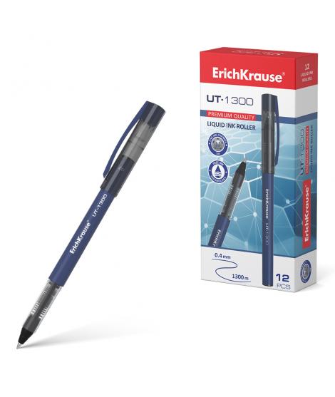 Erichkrause Boligrafo-Roller Ut-1300 - Punta Estandar de 0.7mm - Tinta de Gel de Secado Rapido - Color Azul