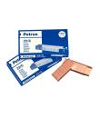 Petrus Pack de 4 Cajas de 1000 Grapas 22/6 Cobreadas - Hasta 30 Hojas - Patilla de 6mm