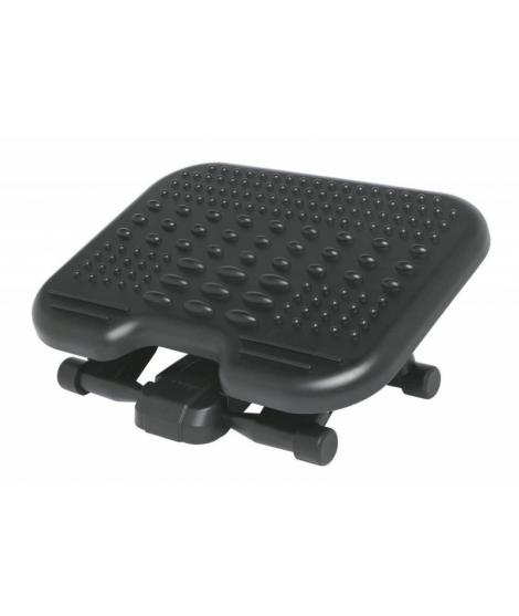 Kensington Reposapies Solemassage - Altura Ajustable 7,5-12,5cm - Inclinacion 30 Grados - Superficie Estimulante - Color Negro