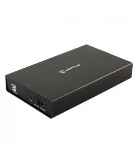 Unykach LOK 0.2 Caja Externa 3,5" USB 2.0 - Interruptor On/Off - Fabricada en Aluminio - Color Negro