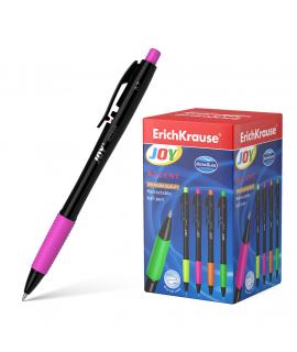 Erichkrause Boligrafo Automatico Joy Accent - Ultra Glide Technology - Tinta Color Azul