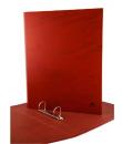Mariola Carpeta Archivador de 4 Anillas Carton Forrado Papel Plastificado Cuero - Tamaño Folio Natural - Anillas Mixtas 25mm - M