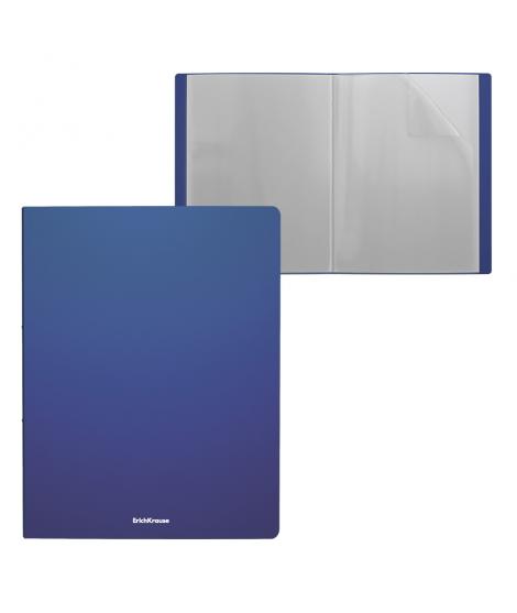 Erichkrause Carpetas con Fundas Matt Classic - 10 Fundas - Tamaño A4 - Color Azul