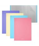 Erichkrause Pack de 4 Carpetas con Fundas Matt Pastel - 20 Fundas A4 - Colores Surtidos