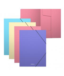 Erichkrause Pack de 4 Carpetas Solapas Matt Pastel - A4 - Colores Surtidos