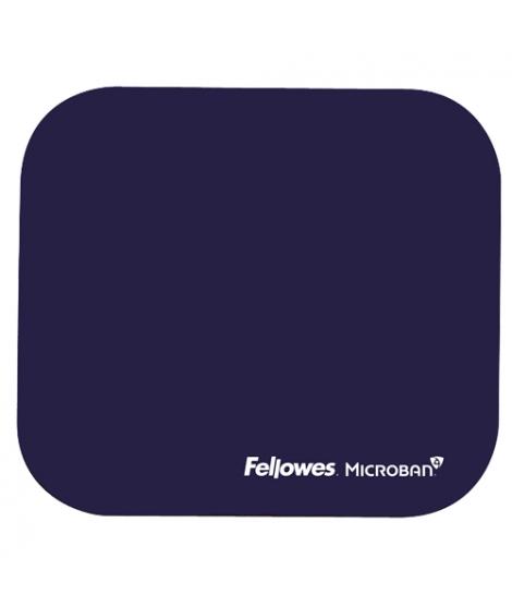 Fellowes Alfombrilla para Raton con Microban - Proteccion Antibacteriana - Base de Goma - 23.2x19.9cm - Color Azul