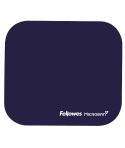 Fellowes Alfombrilla para Raton con Microban - Proteccion Antibacteriana - Base de Goma - 23.2x19.9cm - Color Azul